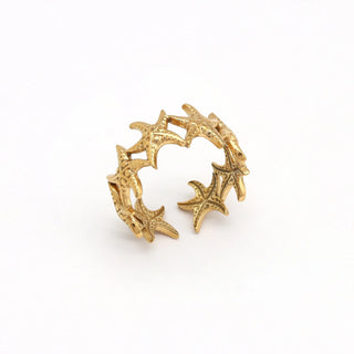 Mokupuni Starfish Adjustable Ring - Pineapple Island