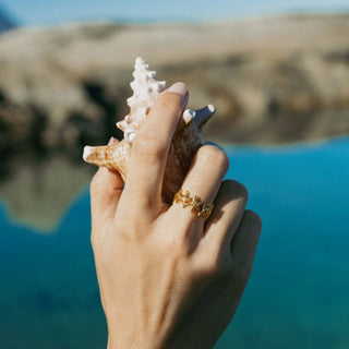 Mokupuni Starfish Adjustable Ring - Pineapple Island