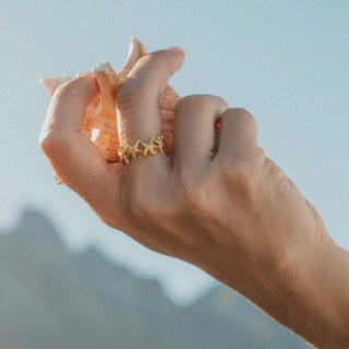 Mokupuni Starfish Adjustable Ring - Pineapple Island
