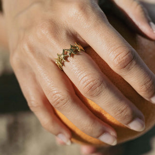 Mokupuni Starfish Adjustable Ring - Pineapple Island