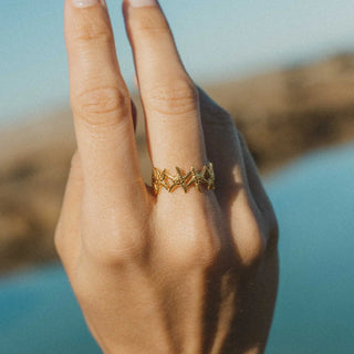 Mokupuni Starfish Adjustable Ring - Pineapple Island