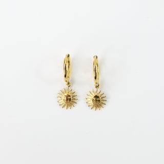Sun Hoop Earrings - Pineapple Island
