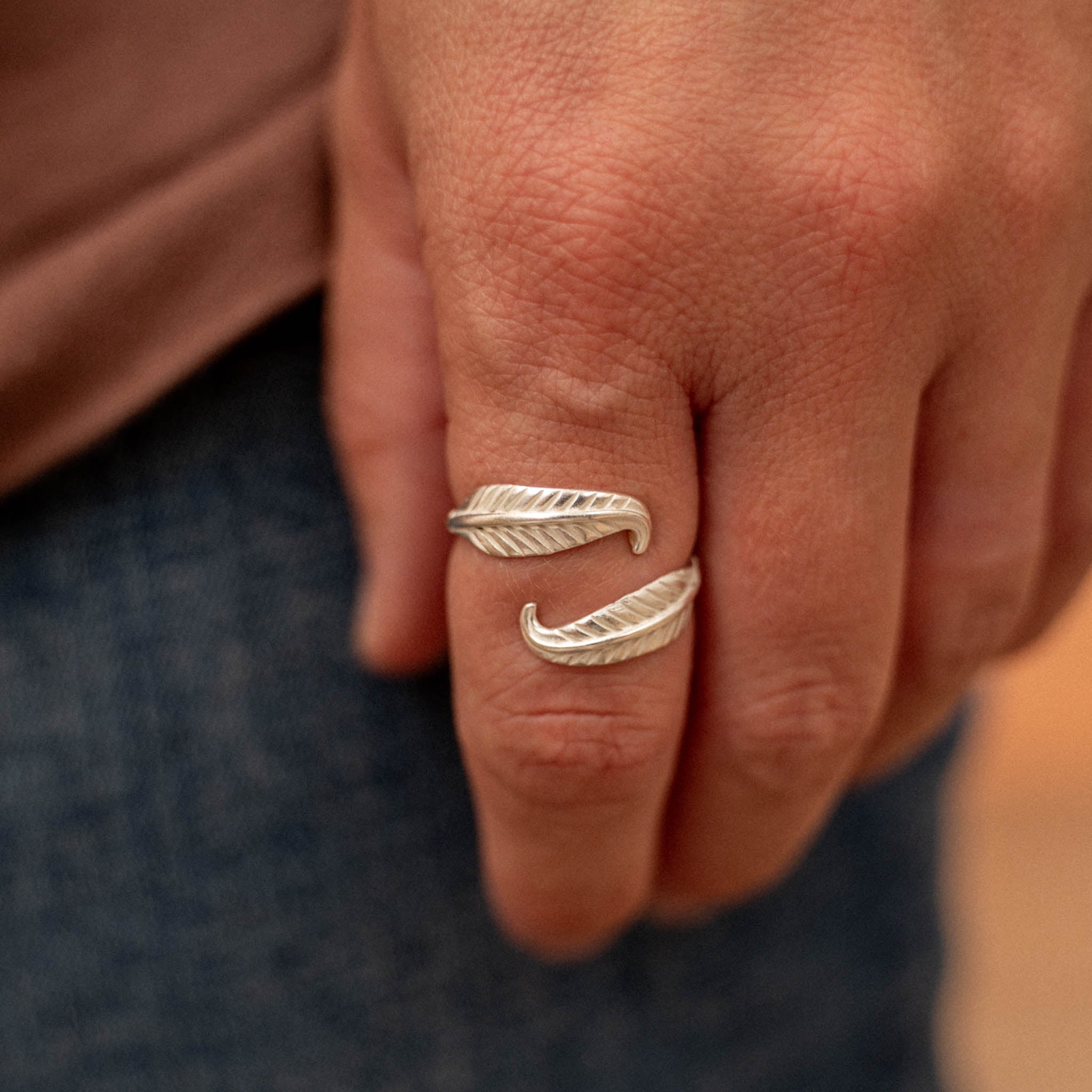 Bocca Feather Ring