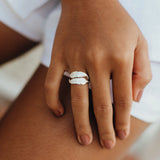 Bocca Feather Ring - Pineapple Island