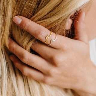 Surfer Girl Wave Ring - Pineapple Island
