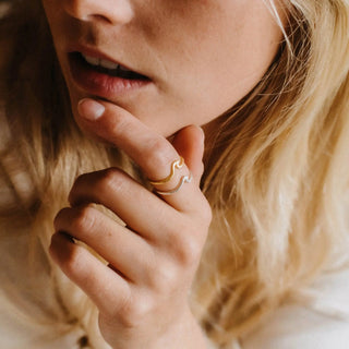 Surfer Girl Wave Ring - Pineapple Island