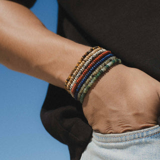 Pohaku Gemstone Elasticated Bracelet - Pineapple Island