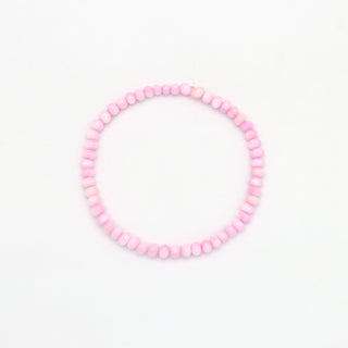 Momi Pink Mother of Pearl Elasticated Bracelet