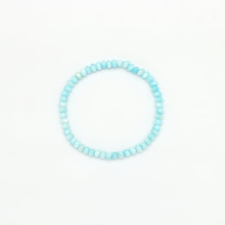 Momi Mother of Pearl Elasticated Bracelet - Pineapple Island