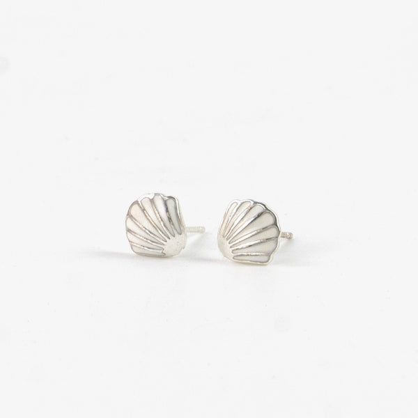 Seashell Stud Earrings - Pineapple Island