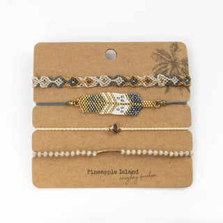 Bondi Soul Handmade Bracelet Set - Pineapple Island