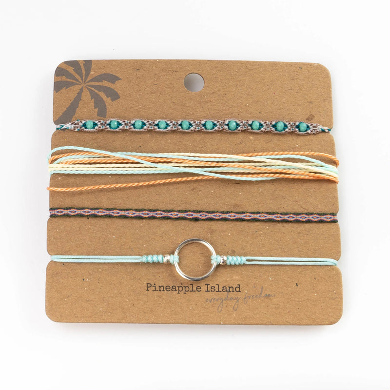 Ha Long Handmade Bracelet Set - Pineapple Island