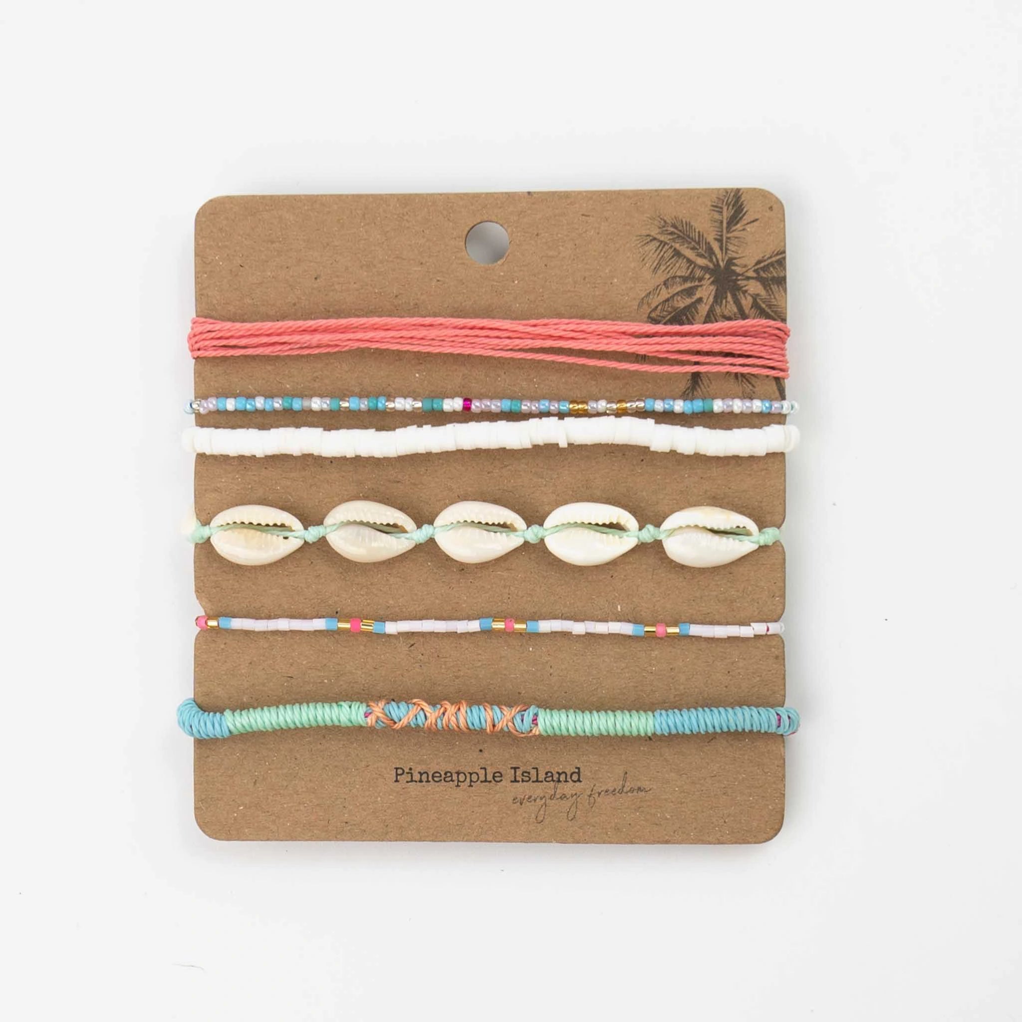 Belitung Beach Bracelet Set - Pineapple Island