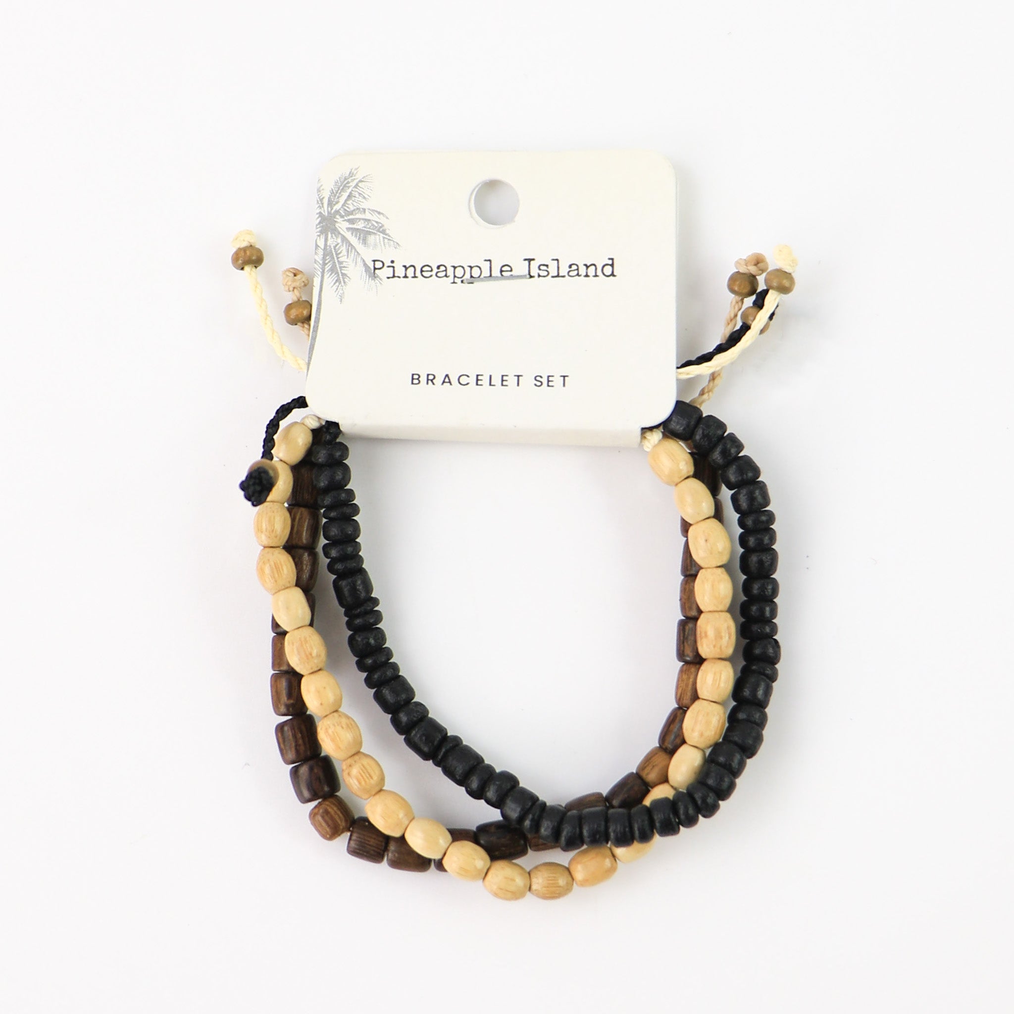Limited Edition -  Coconut Wood Beaded Bracelet Set