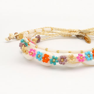 Surga Daisy & Shell Bracelet Set - Pineapple Island