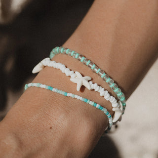 Shoreline Turquoise Bracelet Trio Set - Pineapple Island