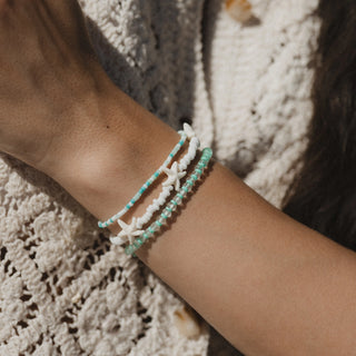 Shoreline Turquoise Bracelet Trio Set - Pineapple Island