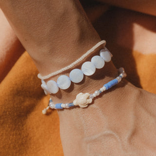 Nereids Calm Blue Bracelet Trio Set - Pineapple Island