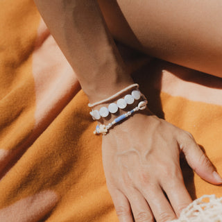 Nereids Calm Blue Bracelet Trio Set - Pineapple Island