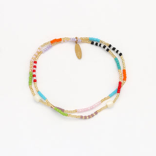 Halcyon Turquoise & Shell Bracelet Trio Set - Pineapple Island