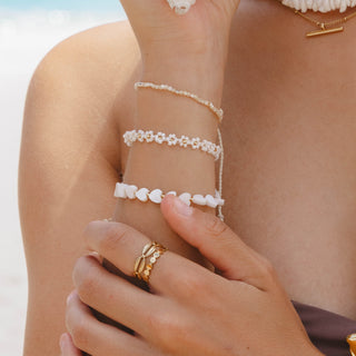 Golden Days Trio Bracelet Set - Pineapple Island