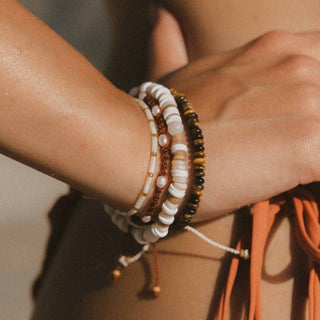 Bronze Bracelet Set - Pineapple Island