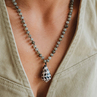 Moon Tide Cone Shell Necklace
