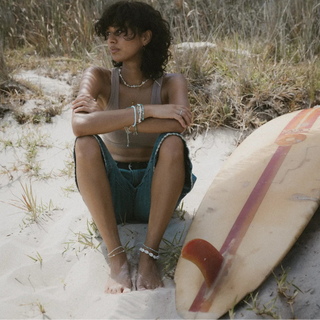 Turquoise & Shell Anklet Set - Pineapple Island