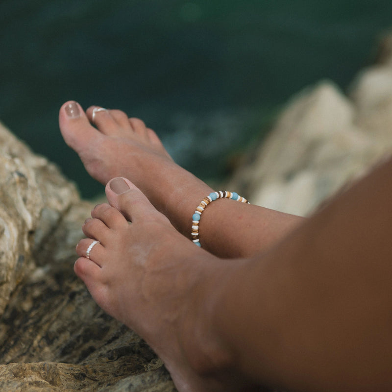 Dainty Dot Silver Plated Toe Ring - Pineapple Island