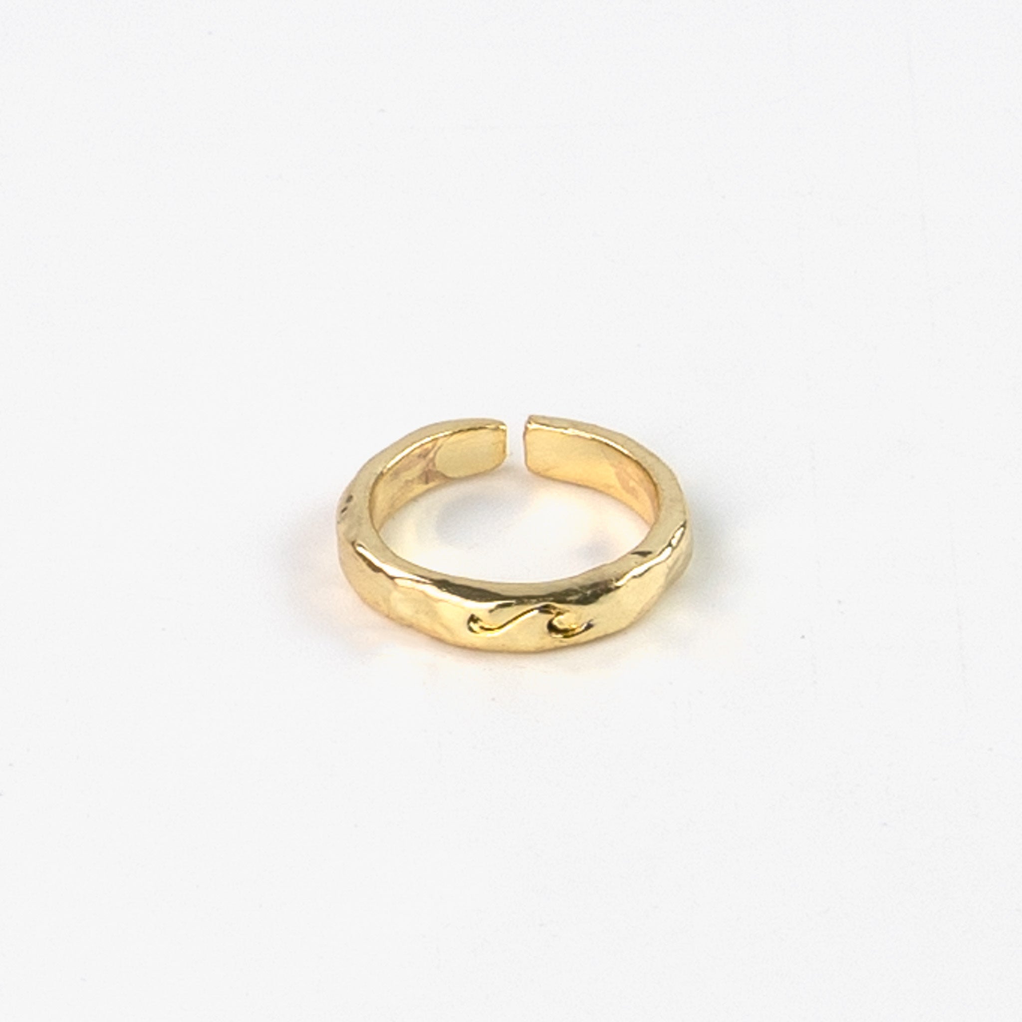 Flow With It Engraved Wave Toe Ring - Pineapple Island