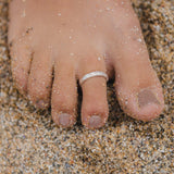 Flow With It Engraved Wave Toe Ring - Pineapple Island