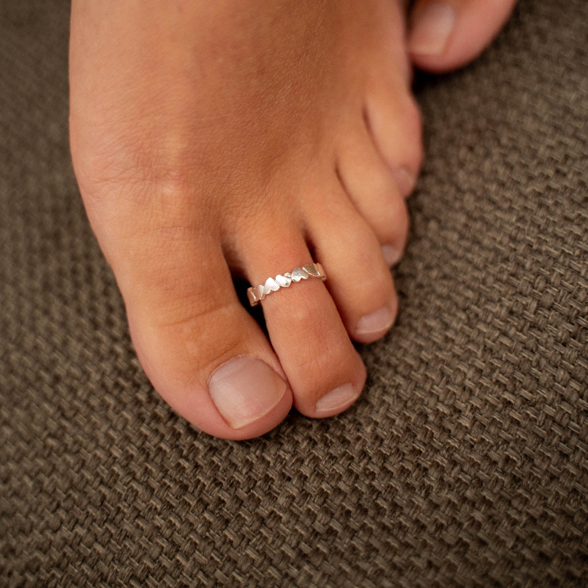 Arjuna Heart Toe Ring