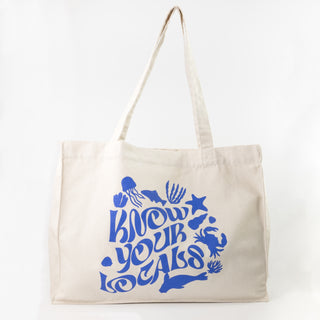 Know Your Locals Sustainable Tote Bag - Surfers Against Sewage - Pineapple Island