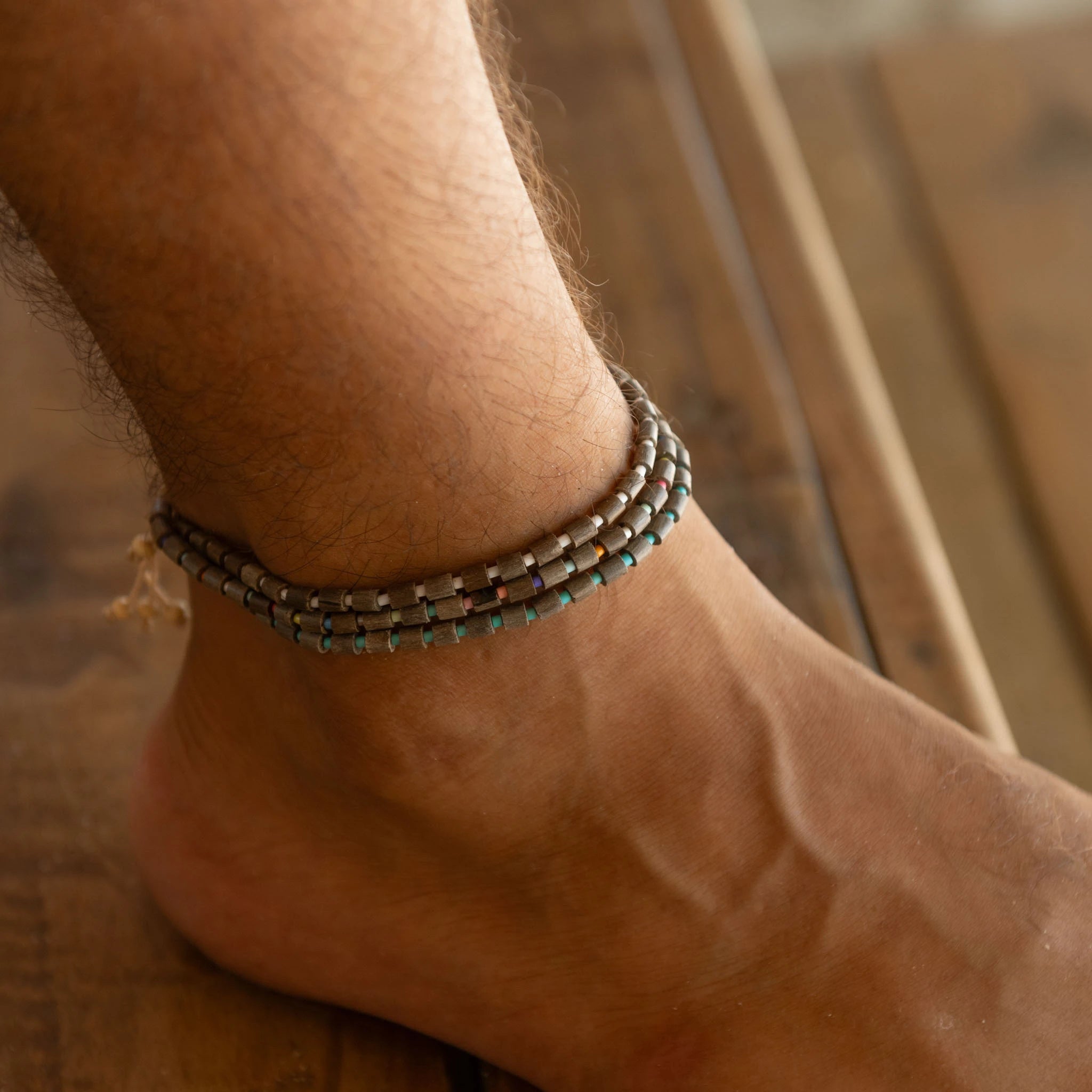 Waimea Bay Beaded Anklet - Pineapple Island