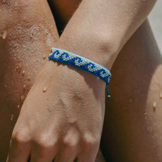 Melayang Wave Beaded Bracelet - Pineapple Island