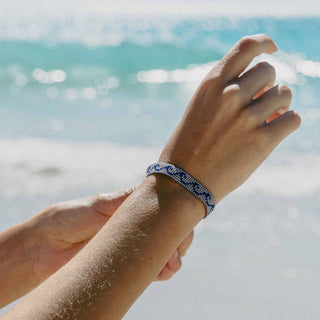 Melayang Wave Beaded Bracelet - Pineapple Island