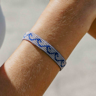 Melayang Wave Beaded Bracelet - Pineapple Island