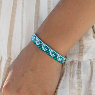 Melayang Wave Beaded Bracelet - Pineapple Island