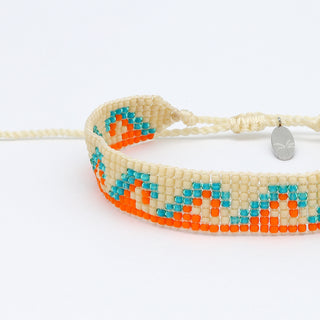 Melayang Wave Beaded Bracelet - Pineapple Island