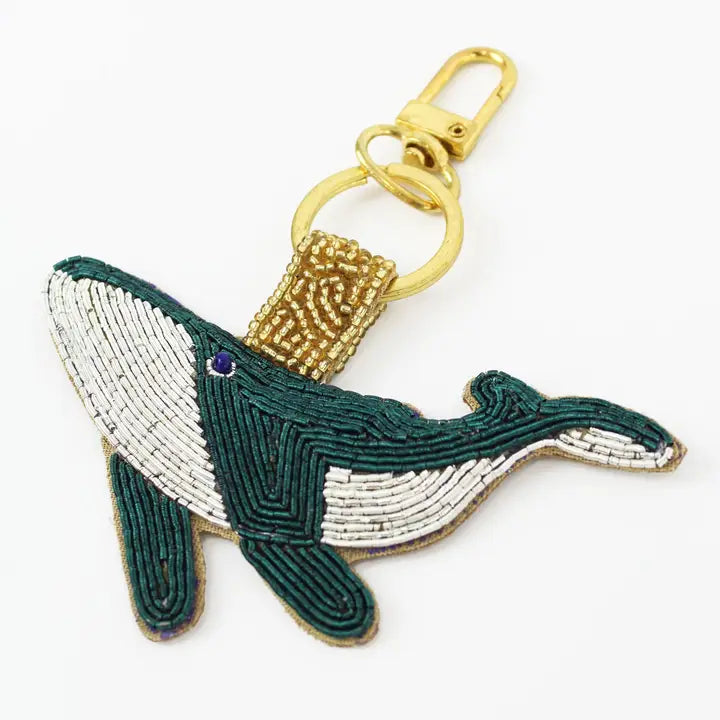 My Doris Beaded Whale Keyring