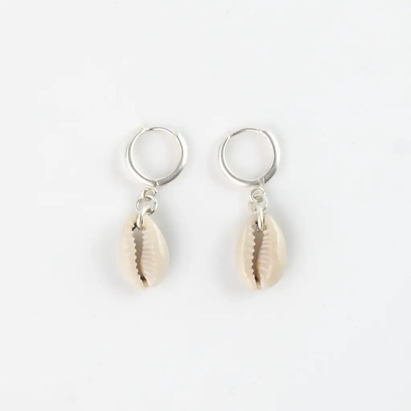 Asri Cowrie Shell Earrings - Pineapple Island