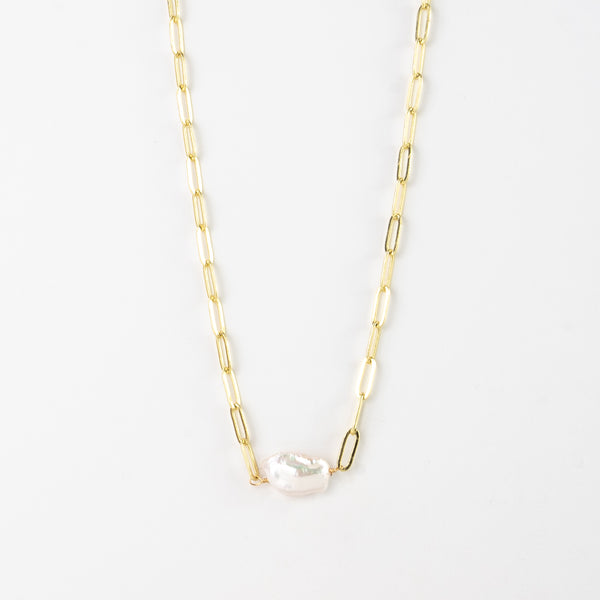 Atlas Chunky Freshwater Pearl Necklace - Pineapple Island