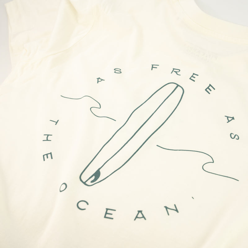 As Free As The Ocean Sustainable T-Shirt - Pineapple Island