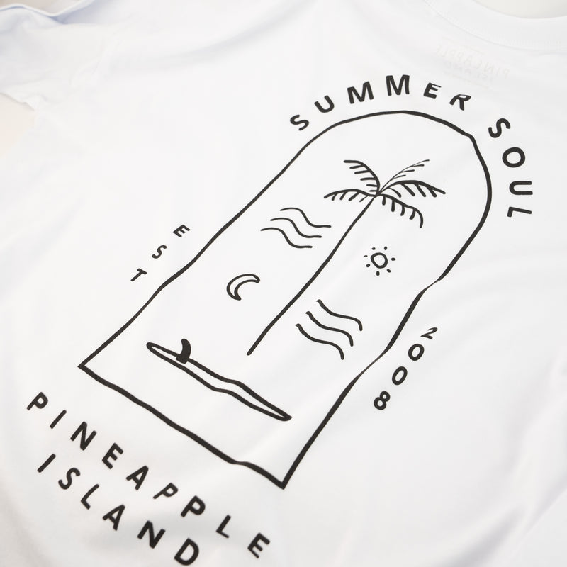 Summer Soul Oversized Long Sleeve T-Shirt - Pineapple Island