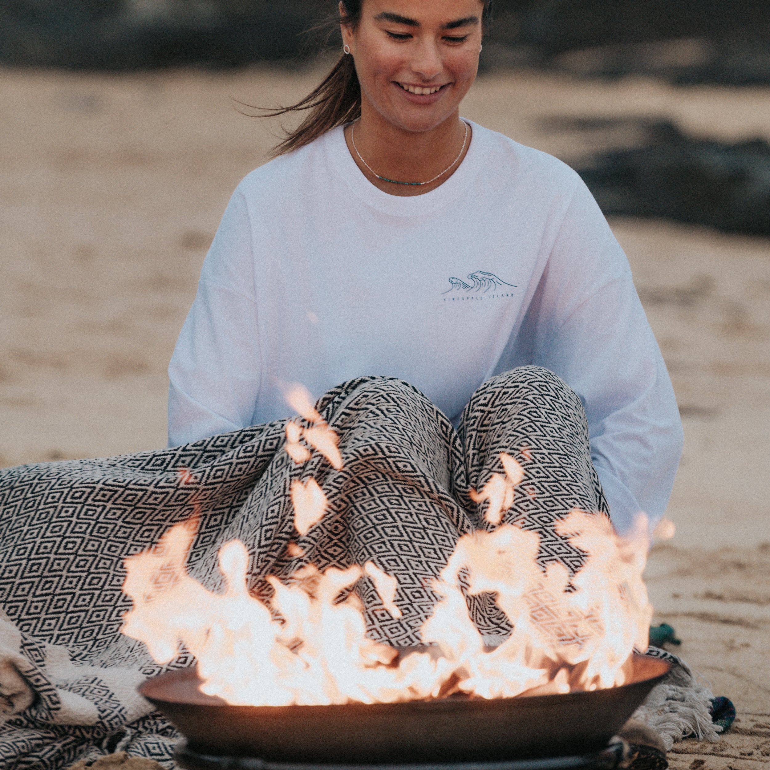 Surfer Soul Long Sleeve Organic T-Shirt - Pineapple Island