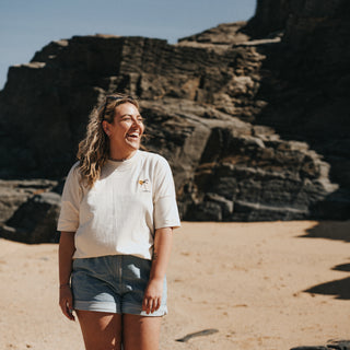 Surf & Sun Embroidered T-Shirt - Pineapple Island