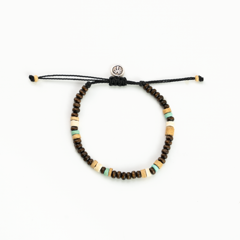 Pantai Coconut Wood Anklet - Pineapple Island
