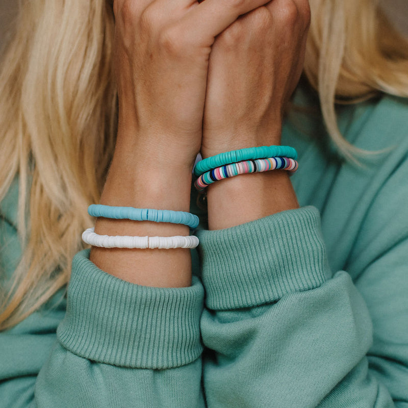 KANYEE Color Block Stretch Bracelets Transparent Crystal Tile Elastic  Bracelets Handmade Friendship Bracelets Cuffs Jewelry Gift, Tila Bead, tila  bead,: Buy Online at Best Price in Egypt - Souq is now Amazon.eg