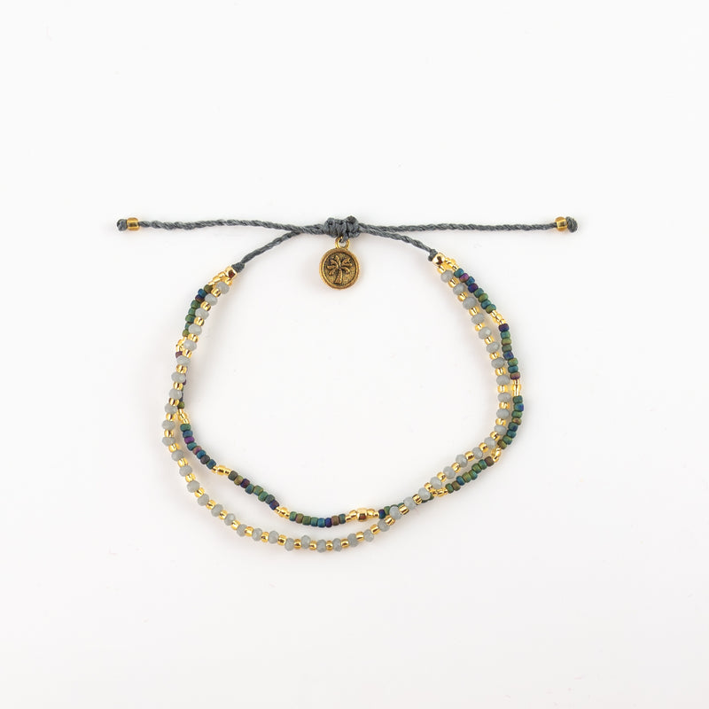 Lyla Bohemian Duo Bracelet - Pineapple Island