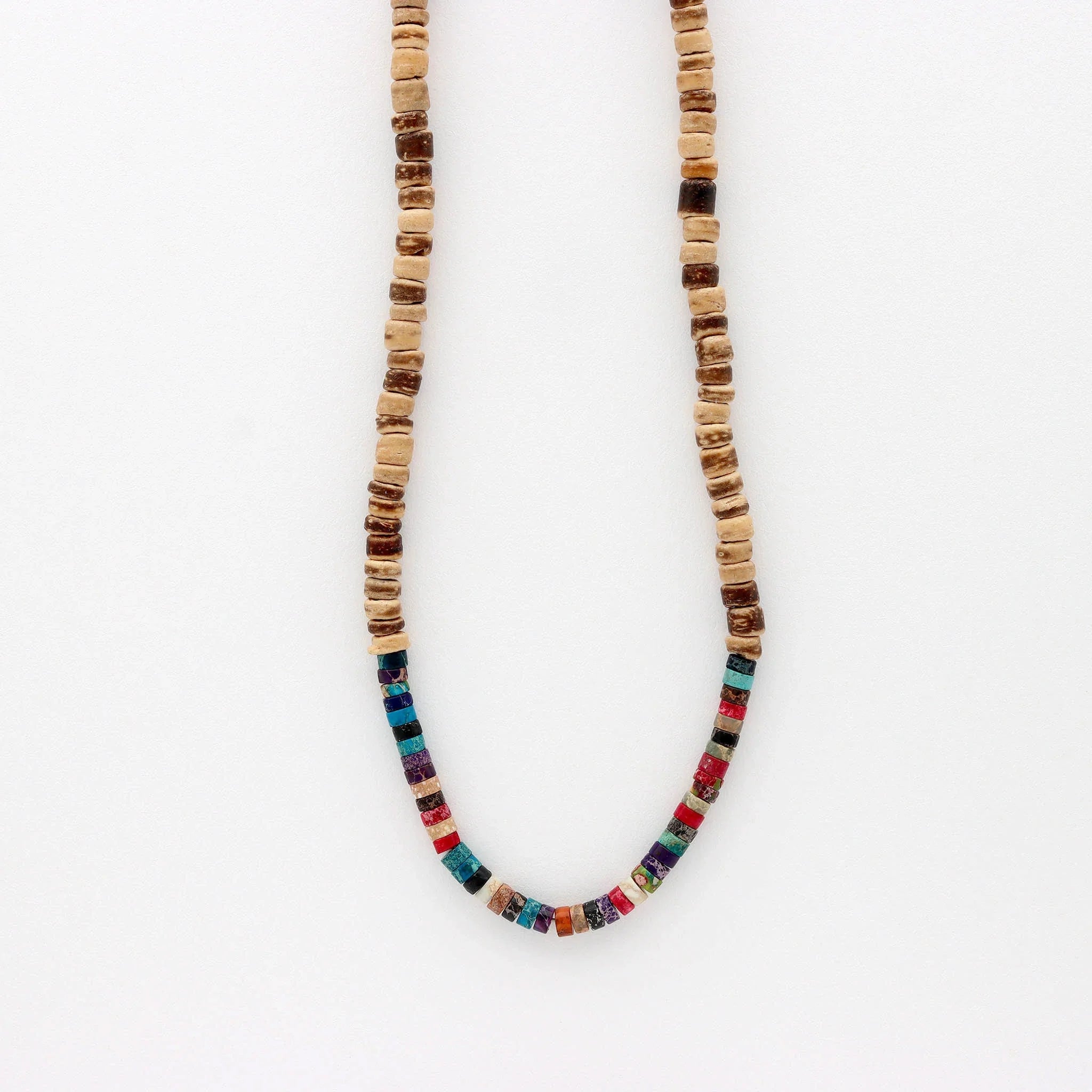 Koʻolau Wood Beaded Necklace - Pineapple Island